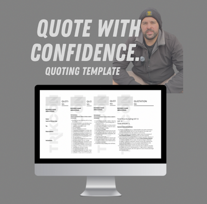 Quoting Template - Template & Video